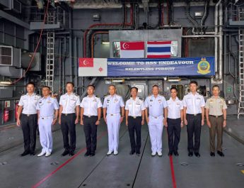 ผบ.ทร. เยือนสิงคโปร์ กระชับความสัมพันธ์กองทัพเรือ 2 ประเทศ