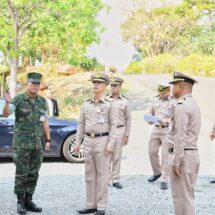 ผบ.ทร. ตรวจติดตามการปรับปรุงบ้านพักราชการกองทัพเรือในพื้นที่อำเภอสัตหีบ