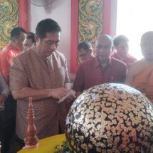 อดีต รมว.วธ ประธานเปิดงานปิดทองฝังลูกนิมิต-ผูกพัทธสีมา วัดเขาน้ำซับสิทธิวราราม