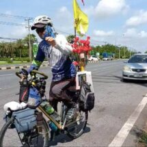 ปราจีนบุรี-เรื่องดีดีปั่นจักรยานทอดผ้าป่า 9 จังหวัด