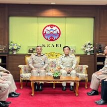 ผบ.ทร. ตรวจเยี่ยม ศรชล. หารือ จ.กระบี่-สตูล-ตรัง