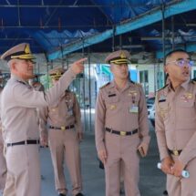 “บิ๊กน้อย” ตรวจพื้นที่บ้านพักส่วนกลางกองทัพเรือ พื้นที่บางนา