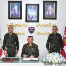 ผบ.ทร. ตรวจเยี่ยมหน่วยเรือรักษาความสงบเรียบร้อยตามลำแม่น้ำโขง เขตเชียงราย