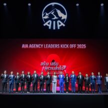 เอไอเอ ประเทศไทย จัดงาน AIA Agency Leaders Kick Off 2025 อย่างยิ่งใหญ่