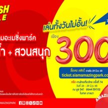 Flash Sale 7 วันเท่านั้น สยามอะเมซิ่งพาร์ค ลดโหด 70% เที่ยวสวนน้ำสวนสนุกไม่อั้นทั้งวัน จองด่วนวันนี้ เลือกเที่ยวยาวๆ ถึง 31 ต.ค.68