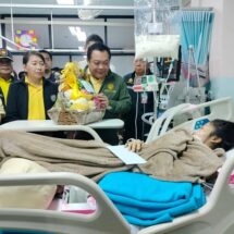 รมว.ยธ.-ปลัดยธ. ลงพื้นที่ศรีสะเกษ เยี่ยมผู้บาดเจ็บ-ให้กำลังใจผู้อพยพ เหตุปะทะชายแดนไทย-กัมพูชา