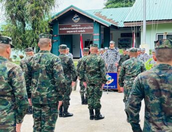 ผบ.กร. ลุยตรวจเยี่ยม นรข.อุบลฯ หนุนภารกิจแม่น้ำโขง