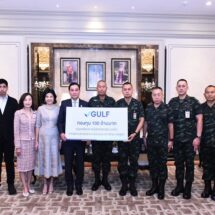 GULF ตั้งกองทุน 100 ล้านบาท หนุนขวัญกำลังใจทหารชายแดนไทย-กัมพูชา และครอบครัว