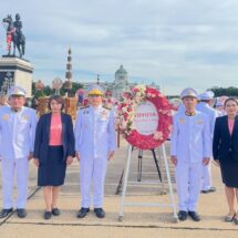 โตโยต้า น้อมรำลึก “พระปิยมหาราช” ร่วมพิธีวางพวงมาลา ถวายสักการะรัชกาลที่ 5 ณ พระลานพระราชวังดุสิต