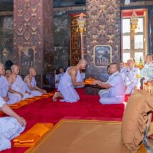 ผบ.ทร. บรรพชาอุปสมบทนักเรียนนายเรือ ถวายพระราชกุศล เนื่องในวันพ่อแห่งชาติ