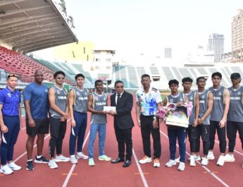 ดร.ณัฏฐ์ ให้กำลังใจบิว-ภูริพล นำทัพกรีฑาพุ่งสู่เป้าหมาย 17 เหรียญทองซีเกมส์