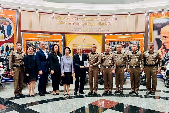 ‘บิ๊กราญ’ รับมอบจยย. ใช้ภารกิจจราจรโครงการพระราชดำริ