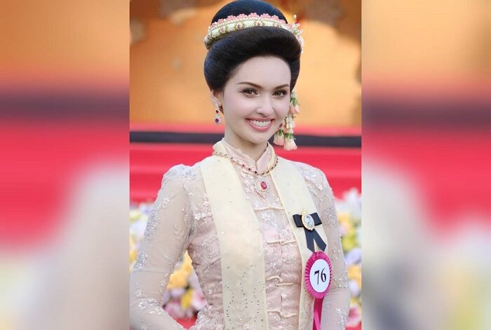 สาวสวยลูกครึ่งวัย 19 ปี พูดได้หลายภาษา คว้าตำแหน่งนางสงกรานต์พระประแดง 2569