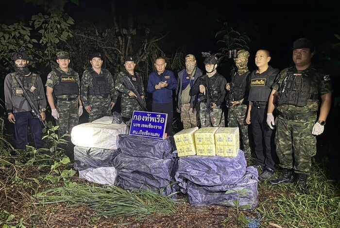 ทร. สกัดยาบ้าล็อตใหญ่ 4 ล้านเม็ด ริมแม่น้ำโขง เชียงราย