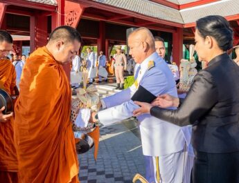 ผบ.ทร. บำเพ็ญกุศลปัณรสมวาร (15 วัน) อุทิศถวายเป็นพระกุศลแด่ “เจ้าฟ้าพัชรกิติยาภาฯ”