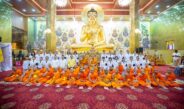 วัดไผ่ล้อม บรรพชาอุปสมบทหมู่พระภิกษุ-สามเณร ถวายพระราชกุศล ‘ในหลวง’