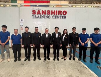 ‘อรรถการ’ ต้อนรับสถาบันเทคโนโลยีปทุมวัน เยี่ยมชมผลิตภัณฑ์ซันชิโร่