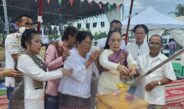 ศรัทธาหลั่งไหล! ประกอบพิธีเททองหล่อ “พระแม่ธรณี”