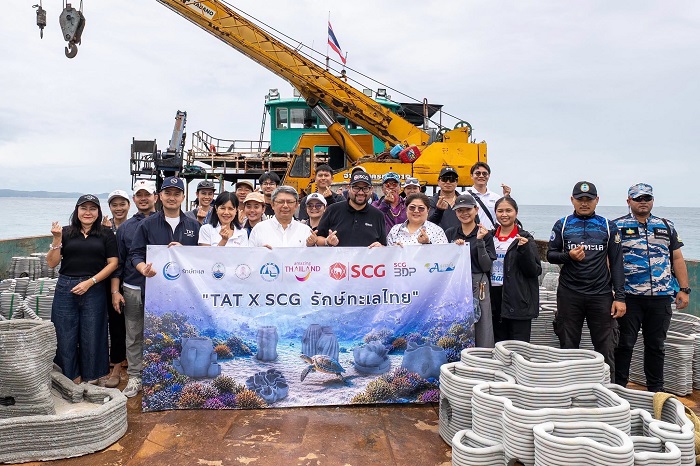 TAT x SCG ร่วมฟื้นฟูทะเลไทยให้ยั่งยืน