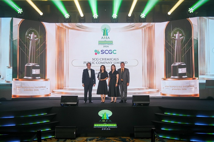 SCGC คว้ารางวัลความยั่งยืนระดับเอเชีย “The ESG Champions of Asia 2026”